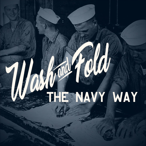 How To Clean And Fold WWII Enlisted Navy Uniforms