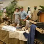 WWII Army and Navy uniform display - Tiki Oasis, 2018